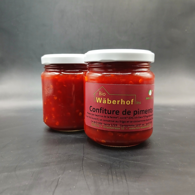 CONFITURE DE PIMENTS - Bio-Wäberhof