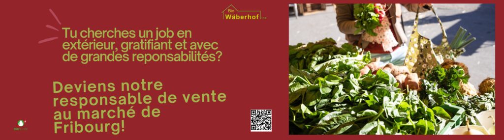 Poste vacant: responsable marché Fribourg